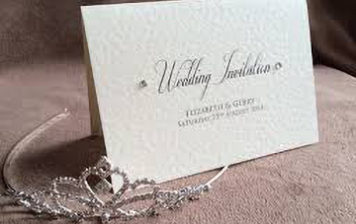 Foiled Wedding Invitation